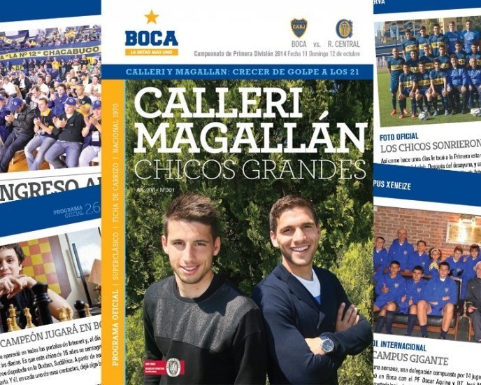 Programa oficial: Magallán y Calleri, chicos grandes